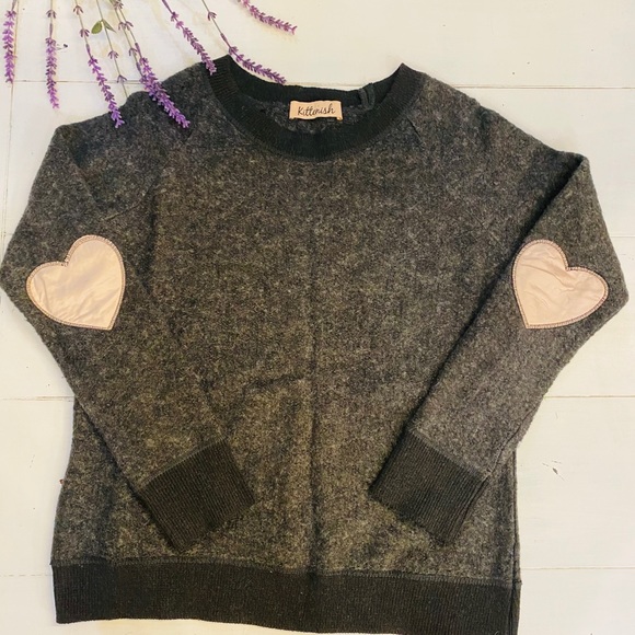 Kittenish Sweaters - Kittenish Charcoal Gray Sweater Size M 💕